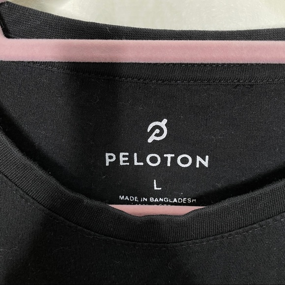 PELOTON 100 Century Short Sleeve Tee Black {VV53} - Picture 4 of 5